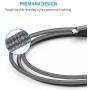 Anker Powerline+ Micro USB (3ft) The Premium and Durable Cable [Double Braided Nylon] for Samsung, Nexus, LG, Motorola, Android Smartphones and More