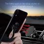 Cell Phone Grip,Universal Finger Strap Loop with Stand for Smart Phones,Support Magnetic Car Mount & Wireless Charging(Silver)