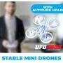 Force1 UFO 4000 LED Mini Drone for Kids - Remote Control Drone, Small RC Quadcopter for Beginners with 2 Drone Batteries Force1 UFO 4000 LED Mini Drone for Kids - Remote Control Drone, Small RC Quadcopter for Beginners with 2 Drone Batteries