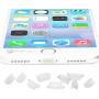 PortPlugs Anti Dust Plugs (10 Pack) - Compatible with iPhone 11, X, XS, XR, 8, 7, 6 Plus, Max, Pro - Port Cleaning Brush Included (Clear)