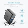 USB Charger, Anker Elite Dual Port 24W Wall Charger, PowerPort 2 with PowerIQ and Foldable Plug, for iPhone 11/Xs/XS Max/XR/X/8/7/6/Plus, iPad Pro/Air 2/Mini 3/Mini 4, Samsung S4/S5, and More