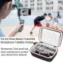 Hard Carrying Case for DJI Osmo Mobile 3 Handheld Smartphone Foldable Gimbal and Osmo Grip Tripod, Power Cable, Protective Storage Travel Bag - Black (Gray Lining) Hard Carrying Case for DJI Osmo Mobile 3 Handheld Smartphone Foldable Gimbal and Osmo Grip Tripod, Power Cable, Protective Storage Travel Bag - Black (Gray Lining)