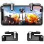 Mobile Game Controller【Upgraded Version】- PUBG/Knives Out Mobile Controller,Hill & Wood Sensitive Shoot and Aim Triggers for L1R1 Mobile Game Trigger Joystick for Android/iOS.