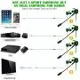 Wired Gaming Earphone with Adjustable Mic for PS4, Laptop Computer, Cellphone, maxin E-Sport Earburds with Portable Earphone Bags, Snug Soft Design, Inline Controls for Hands-Free Calling (Green) Wired Gaming Earphone with Adjustable Mic for PS4, Laptop Computer, Cellphone, maxin E-Sport Earburds with Portable Earphone Bags, Snug Soft Design, Inline Controls for Hands-Free Calling (Green)