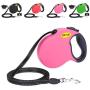 Retractable Dog Leash 16ft, Strong Durable Walking Leash Large Medium Small Dogs 110lbs, Comfortable Anti-Slip Handle Reflective Ribbon Cord One Hand Operation YujueShop