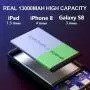 GETIHU Power Bank, 13000 mAh Portable Charger, 4.8A High-Speed 2 USB Ports Battery Pack External Battery with Flashlight, Compatible with iPhone Xs X 8 7 6S 6 Plus Samsung Note 9 S9 iPad Tablet Etc