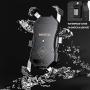 Waterproof Motorcycle Phone Holder Wireless Charger and USB 3.0 Quick Charge Phone Mount 2 in 1 360 Rotation Fit 22-32mm Handlebar or Rear-View Mirror 12-24V Vehicles