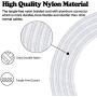 iPhone Charger, MFi Certified Lightning Cable 5 Pack [3/3/6/6/10FT] Extra Nylon Charging&Syncing Cord Compatible with iPhone 11/11 Pro/X/Xs Max/XS/XR/8/7/8Plus/6S/6S Plus/SE Silver&White