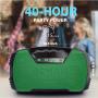 Portable IPX7 Waterproof Bluetooth Speakers, 40-Hour Playtime Wireless Outdoor Speaker, 25W Rich Bass Impressive Sound, Stereo Pairing, Built-in Mic, 100ft Bluetooth, LED Lights for Home Party