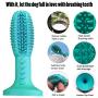 nonogo Dog Toothbrush chew Stick Suction Cup Dog Toy,Natural Rubber Teeth Cleaning Chewing Toys,Non-Toxic Chewy Dog Toothbrush is Suitable for Small and Medium-Sized Pets