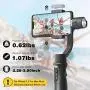 3-Axis Gimbal Stabilizer for iPhone 11 PRO MAX X XR XS Smartphone Vlog Youtuber Live Video Record with Sport Inception Mode Face Object Tracking Motion Time-Lapse - Hohem iSteady Mobile Plus