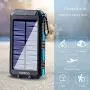 Solar Charger 20000mAh YOESOID Portable Outdoor Waterproof Solar Power Bank Camping External Battery Packs with Dual USB Output 2 Led Light Flashlight Compatible Most Smart Phones and Tablets Solar Charger 20000mAh YOESOID Portable Outdoor Waterproof Solar Power Bank Camping External Battery Packs with Dual USB Output 2 Led Light Flashlight Compatible Most Smart Phones and Tablets