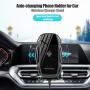 Wirelsss Car Charger,QI Fast Charging Air Vent Holder Auto-Clamping Smart Sensor Phone Holder for Car Compatible with iPhone 11/11 Pro/11 Pro Max/Xs MAX/XS/XR/X/8/8+,Samsung S10/S10+/S9/S9+