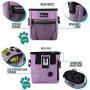 PetAmi Dog Treat Pouch | Dog Training Pouch Bag with Waist Shoulder Strap, Poop Bag Dispenser and Collapsible Bowl | Treat Training Bag for Treats, Kibbles, Pet Toys | 3 Ways to Wear