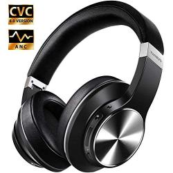 Hybrid Active Noise Cancelling Headphones, VANKYO C751 Over Ear Wireless Bluetooth Headphone with CVC 8.0 Mic, Deep Bass, Hi-Fi Sound, Comfortable Protein Earpads, 30H Playtime for Travel/Work