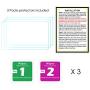 QIBOX Glass Screen Protector Compatible with Sony Alpha A6000 A5000 A6300 NEX-7 NEX-3N NEX-5 NEX-6L, 3-Pack Tempered Glass Anti-Scratch Anti-Fingerprint Ultra-Clear Cover(NOT for a6500/a5100)