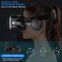 Pansonite Vr Headset with Remote Controller[New Version], 3D Glasses Virtual Reality Headset for VR Games & 3D Movies, Eye Care System for iPhone and Android Smartphones