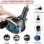 Car Charger,120W 3-Socket Cigarette Lighter Power Adapter DC Splitter 3.1A Dual USB Car Charger 12/24V with LED Voltage Display for Smartphone Car Charger,120W 3-Socket Cigarette Lighter Power Adapter DC Splitter 3.1A Dual USB Car Charger 12/24V with LED Voltage Display for Smartphone