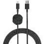 Native Union Night Cable - 10ft Ultra-Strong Reinforced [Apple MFi Certified] Durable Lightning to USB Charging Cable with Weighted Knot for iPhone/iPad (Cosmos)