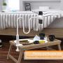 SHAWE Phone Holder Bed Gooseneck Mount - Flexible Arm 360 Mount Clip Adjustable Bracket Clamp Stand Compatible with Cell Phone 11 Pro XS Max XR X 8 7 6 Plus 5 4, Samsung S10 S9 S8 for Bedroom Desk