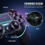 PS4 Controller ORDA Wireless Gamepad for PS4/PS4 Pro/PC and Laptop with Vibration and Audio Function, Mini LED Indicator, High-Sensitive Controller with Anti-Slip (Berry Blue)