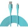 Xcentz iPhone Charger 10ft, Apple MFi Certified Lightning Cable, Braided Nylon High-Speed iPhone Cable with Premium Metal Connector for iPhone 11/X/XS/XR/XS Max/8/7/6/5S/SE, iPad Pro/Mini/Air, Blue