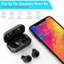 Bluetooth V5.0 True Wireless Earbuds S8 with USB-C Charging Case, IPX7 Waterproof Wireless Earphones in-Ear Stereo, Touch Control Sport Bluetooth Headphones with Mics for iPhone/Samsung/Android-Black