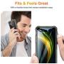 ESR Air Armor Designed for iPhone SE 2020 Case/iPhone 8 Case [Shock-Absorbing] [Scratch-Resistant] [Military Grade Protection] Hard Polycarbonate + Flexible Polymer Frame, for iPhone SE 2020/8, Black