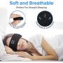 Sleep Headphones Bluetooth Headband - Upgrade Soft Noise-Canceling Headphones for Sleeping, Sports Headbands with Ultra-Thin HiFi Stereo Speakers - Long Time Play Sleep Earbuds for Sleeping, Workout