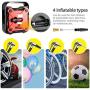 WindGallop Portable Air Compressor Tire Inflator Air Pump for Car Tires DC 12V Tire Pump with Gauge Valve Adaptors LED Light for Automobiles Bike Motorbike Basketball Inflatables (Red)