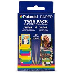 Polaroid Snap Touch Portable Instant Print Digital Camera with LCD Touchscreen (Pink) w/ 20 Twin Pack Zink 2x3 Photo Paper