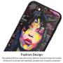 XIX Apple iPhone 7 Case Apple iPhone 8 Case Apple iPhone SE 2020 case African American Afro Girls Women Slim Fit Shockproof Bumper Cell Phone Accessories Thin Soft Black TPU Protective (01)