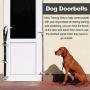 Supet Dog Doorbells and Training Bells 2 Pieces Premium Quality Adjustable Door Bell Dog Bells for Door Knob, Dog Training,Dog Bells for Potty Training