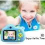 Best Birthday Gifts for Boys Age 3-8,OMWay Kids Digital Video Camera for Boys,Toys for Boys 4 5 6 7 8 Year Old,8MP HD Camcorders,Blue(32GB SD Card Included).