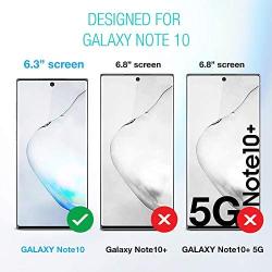 XClear 3 Pack Screen Protector Designed for Galaxy Note 10 (2019) [Case Friendly] TPU Film Anti-Scratch HD Protector Compatible with Samsung Galaxy Note10 - Pack of 3