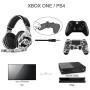 SADES SA810 New Updated Xbox One Headset Over Ear Stereo Gaming Headset Bass Gaming Headphones with Noise Isolation Microphone for New Xbox One PC PS4 Laptop Phone(Camouflage)