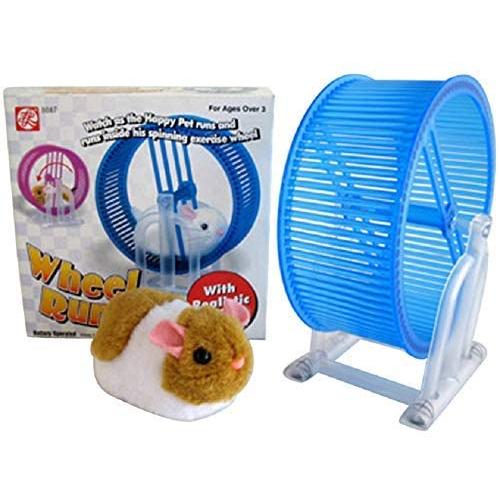 ABL Happy Hamster Pet with Wheel Runner Battery Operated Kids Toy