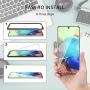 GESMA for Samsung Galaxy A71 Screen Protector and Camera Lens Protector Compatible 4G/5G, [3 Screen Protector+2 Camera Protector+1 Tray] Tempered Glass for Samsung Galaxy A71 5G/4G Phone (Clear)