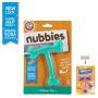 Arm & Hammer Nubbies Dental Toys T-Rex Dental Chew Toy for Dogs | Best Dog Chew Toy for Moderate Chewers | Reduces Plaque & Tartar Buildup Without Brushing