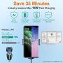 VANMASS Universal Wireless Car Charger Mount, Leading 15W Qi Fast Charge, Built-in Battery, Auto-clamp, Ideal for iPhone 11/11 Pro/XR/XS/X/8, Samsung S20/Note 10/S10/S9/S8/S7, Pixel/LG【Two Patent】