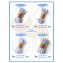 Elastic String for Masks, HONYAR 1/3 inch Width 22-Yard Length Braided Flat Elastic Band for Sewing for Mask - Elastic String Cord Heavy Stretch Knit (White)