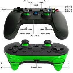 GameSir G3s Wireless Bluetooth Controller Gamepad for Android Smartphone Tablet TV BOX, PC Windows XP/7/8/10, Samsung Gear VR, PS 3