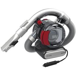 BLACK+DECKER Flex Car Vacuum, 12V Corded (BDH1200FVAV), Iron/Red