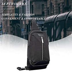SEPTWOLVES Sling Casual Daypack,Lightweight Waterproof Chest Bag for Men Women Boys
