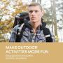 Monster Boomerang Neckband Bluetooth Speaker, Lightweight Wireless Wearable Speaker with 12H Playtime, True 3D Stereo Sound, Portable and IPX7 Waterproof, Ideal for Home&Outdoors