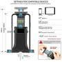 LUXMO Cup Holder Phone Mount & Tablet Holder for Car, 2-in-1 Car Cradles with Adjustable Neck Extended Cup Holder for Cell Phone iPhone, Samsung, Google & iPad Air/Mini, Galaxy Tab Under 12.9”Tablet.