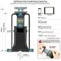 LUXMO Cup Holder Phone Mount & Tablet Holder for Car, 2-in-1 Car Cradles with Adjustable Neck Extended Cup Holder for Cell Phone iPhone, Samsung, Google & iPad Air/Mini, Galaxy Tab Under 12.9”Tablet.