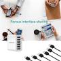 USB Wall Charger, Arttron 40W 6-Port USB Fast Charger, Universal Travel Adapter, for iPhone 11/XS Max/XR/X/8/7/6 Plus, iPad Pro/Mini, Samsung Galaxy/Note/Edge, LG, Nexus, HTC, Google Pixel and More.