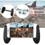 FidgetFidget Mobile Smartphone Controller Gamepad Joystick Handle + Shooter Trigger for PUBG