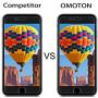 OMOTON SmoothArmor 9H Hardness HD Tempered Glass Screen Protector for Apple iPhone 8 Plus/iPhone 7 Plus, 2 Pack